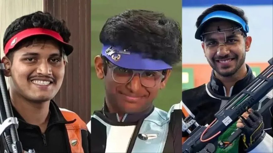 Asian Games 2026: निशानेबाजी में भारत का शानदार प्रदर्शन, ऐश्वर्य, नीरज और रुद्राक्ष की तिकड़ी ने 50 मीटर राइफल 3P टीम स्पर्धा में जीता रजत पदक