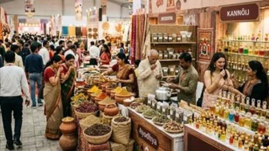 यूपी इंटरनेशनल ट्रेड शो में महकी कन्नौज के इत्र की खुशबू: पांचवीं पीढ़ी ने पेश किए नए उत्पाद