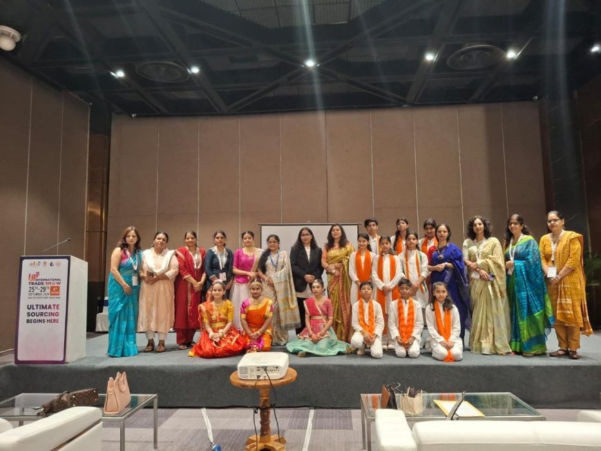 UP International Trade Show: ग्रेटर नोएडा में 300 जेन जी और जेन अल्फा के बीच सांस्कृतिक मुकाबला, 28 से अधिक स्कूलों ने दिखाई कला