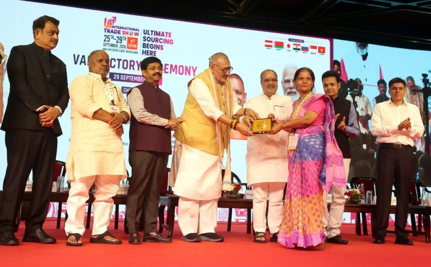 यूपीआईटीएस में उत्कृष्ट पवेलियन और स्टॉल सम्मानित: सूचना विभाग, पुलिस और इन्वेस्ट यूपी को मिला पुरस्कार