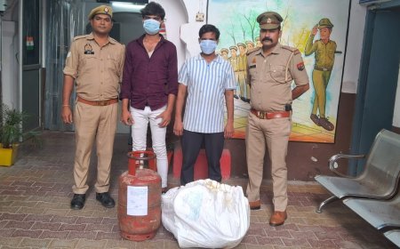 देवबंद में स्कूल की रसोई से चोरी का खुलासा, दो शातिर चोर गिरफ्तार, सारा सामान बरामद