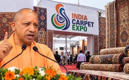 यूपी का निर्यात 10 साल में ढाई गुना उछलकर 2 लाख करोड़ के पार, वैश्विक स्तर पर चमका भदोही का कालीन उद्योग