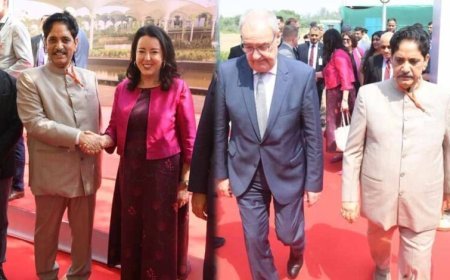 स्विट्जरलैंड के राष्ट्रपति ने किया जेवर एयरपोर्ट का दौरा: यूपी में वैश्विक निवेश और तकनीकी साझेदारी को नई रफ्तार