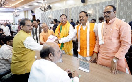 यूपी राज्यसभा चुनाव: मुख्यमंत्री योगी की मौजूदगी में भाजपा के आठों उम्मीदवारों ने किया नामांकन, देखें पूरी सूची