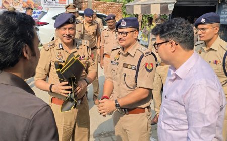 सहारनपुर पहुंचे एडीजी भानु भास्कर, मां शाकंभरी देवी मेला सुरक्षा का लिया जायजा