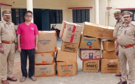हरदोई में अवैध पटाखों का बड़ा जखीरा बरामद, त्योहारी सीजन से पहले पुलिस ने तस्कर को दबोचा