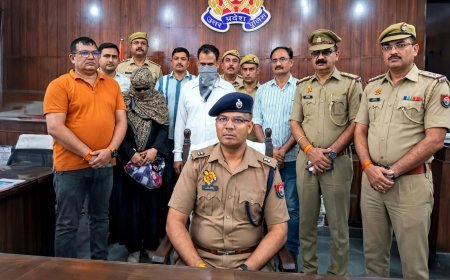 सहारनपुर में 2 करोड़ की स्मैक के साथ दो तस्कर गिरफ्तार, हिस्ट्रीशीटर और महिला साथी से लग्जरी कार जब्त