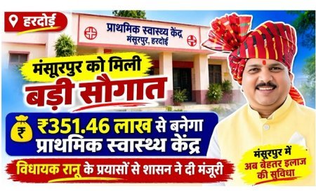 मंसूरपुर को मिली बड़ी सौगात: ₹351.46 लाख से बनेगा प्राथमिक स्वास्थ्य केंद्र, विधायक रानू के प्रयासों से शासन ने दी मंजूरी
