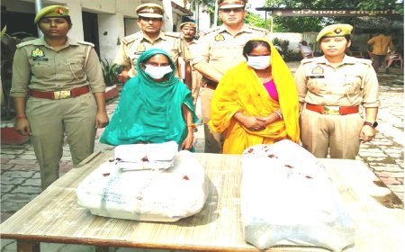 हरदोई में 10 किलो गांजे के साथ बिहार की दो महिला तस्कर गिरफ्तार, एनसीबी और पुलिस की संयुक्त कार्रवाई