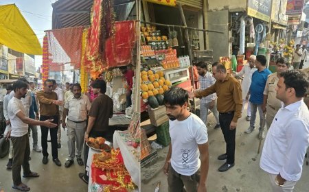 देवबंद में त्योहारों से पहले गरजा प्रशासन का बुलडोजर: बाजारों से हटा अतिक्रमण, सामान जब्त कर दुकानदारों को सख्त चेतावनी