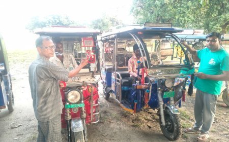 हरदोई में ई-रिक्शा के लिए रूट निर्धारित, सुगम यातायात के लिए परिवहन और यातायात पुलिस का संयुक्त अभियान