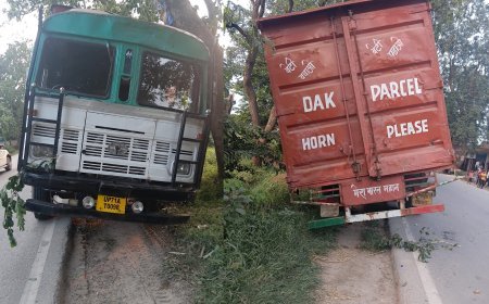 बलिया के नरही में बड़ी कार्रवाई: पुलिस ने कंटेनर से 24 गोवंश किए बरामद, तस्कर अंधेरे का फायदा उठाकर फरार