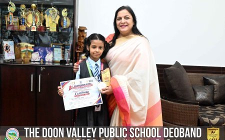 देवबंद के दून वैली पब्लिक स्कूल के बच्चों ने लहराया परचम, जिला स्तरीय रोलर स्केटिंग में जीते छह पदक