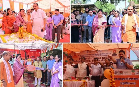 Hardoi News: हरदोई में मिलेट्स महोत्सव/किसान मेला: श्रीअन्न के पकवानों ने जीता दिल, डीएम ने किसानों को पराली न जलाने की दिलाई शपथ