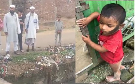 सम्भल में दर्दनाक हादसा! घर से लापता डेढ़ साल की मासूम की नाले में मिली लाश, परिवार में मचा कोहराम