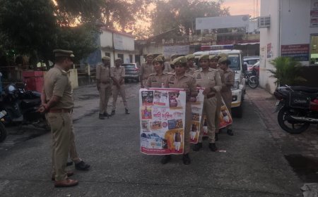 मिशन शक्ति: देवबंद में पुलिस ने निकाली महिला जागरूकता रैली, हेल्पलाइन नंबरों की दी जानकारी