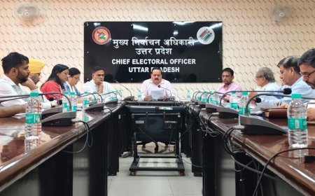 यूपी में मतदाता सूची पुनरीक्षण का कार्यक्रम जारी, राजनीतिक दलों संग बैठक में मुख्य निर्वाचन अधिकारी ने तय किए नियम