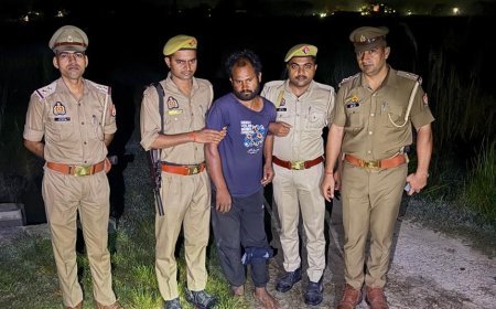 Ballia Crime News: बलिया में आधी रात पुलिस और गौ-तस्कर के बीच मुठभेड़, पैर में गोली लगने से आरोपी घायल