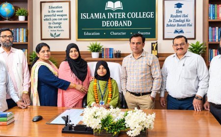 Deoband News: इस्लामिया इंटर कॉलेज में सूफिया बनीं एक दिन की प्रधानाचार्य, छात्रा को मिला खास अवसर