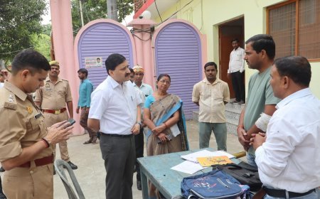 Hardoi News: हरदोई में मतदाता सूची पुनरीक्षण अभियान का DM ने किया निरीक्षण, BLO को दिए सख्त निर्देश