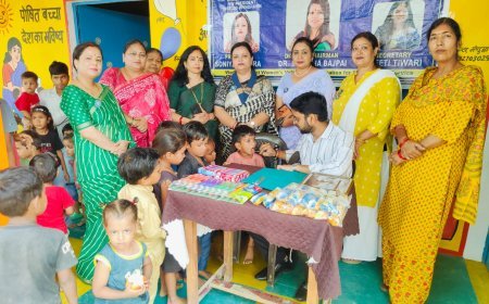 Hardoi News: हरदोई में इनर व्हील क्लब की अनूठी पहल, बच्चों के स्वास्थ्य और स्वच्छता के लिए लगाया जागरूकता शिविर