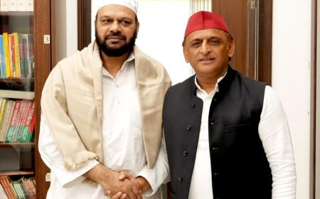 Deoband News: अखिलेश यादव से मिले प्रसिद्ध आलिम-ए-दीन बदर-ए-आलम, उत्तर प्रदेश के मौजूदा हालात पर हुई चर्चा