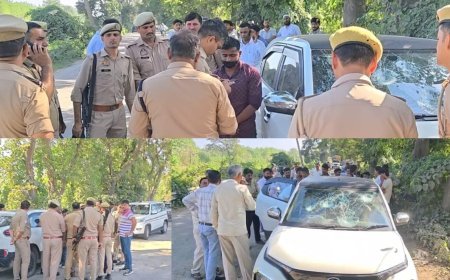 Crime News Saharanpur: बेहट में दिनदहाड़े 10 लाख की लूट से सनसनी, नकाबपोश बदमाशों ने कार पर पथराव कर दिया वारदात को अंजाम