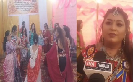 सम्भल में सशक्तिकरण संस्था का दुर्गा पूजा उत्सव, डांडिया की धुन पर थिरकेंगी महिलाएं; घरों से निकलकर उत्सव में शामिल हुईं बहनें