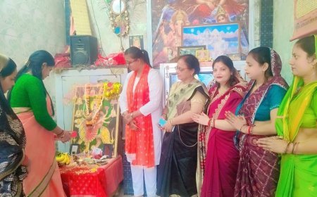 हरदोई में मातृशक्ति और दुर्गावाहिनी ने धूमधाम से मनाया स्थापना दिवस, नारी सशक्तिकरण पर दिया जोर