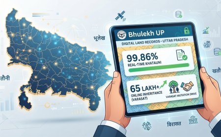 Digital Land Records: यूपी में भूमि रिकॉर्ड का डिजिटलीकरण तेज, 99.86% खतौनियों में रियल टाइम व्यवस्था पूरी; 65 लाख से अधिक वरासत ऑनलाइन दर्ज