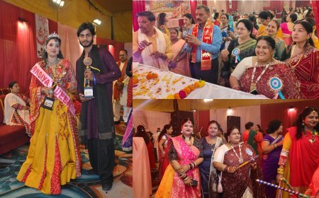 Dandiya Mahotsav: हरदोई में डांडिया महोत्सव की धूम: शिवानी बनीं डांडिया क्वीन, दीपक ने जीता डांडिया किंग का खिताब; पत्रकारों व समाजसेवियों का हुआ सम्मान