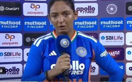 जिम्बाब्वे के खिलाफ 41 गेंदों में 91 रन की तूफानी पारी के बाद भावुक हुईं हरमनप्रीत कौर, मैदान पर छलके आंसू