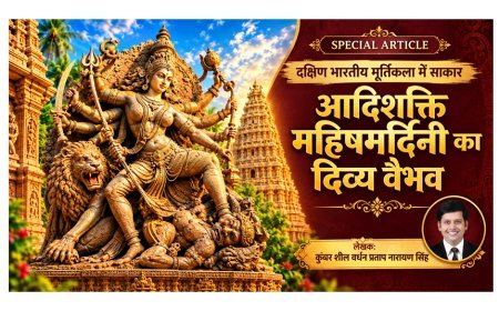 Special Article: दक्षिण भारतीय मूर्तिकला में साकार आदिशक्ति महिषमर्दिनी का दिव्य वैभव
