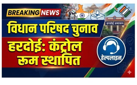 UP MLC Election: विधान परिषद चुनाव: हरदोई में कंट्रोल रूम स्थापित, समस्या होने पर इस नंबर पर करें संपर्क