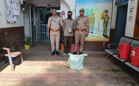 देवबंद में घर से चोरी करने वाला शातिर चोर गिरफ्तार, नकदी, जेवर और स्टेबलाइजर बरामद