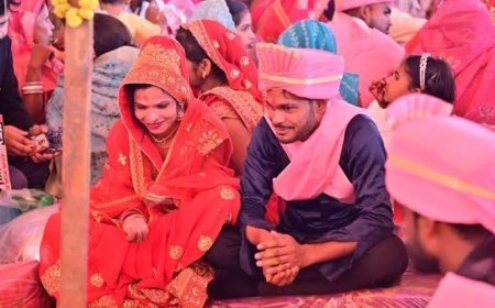 यूपी मुख्यमंत्री सामूहिक विवाह योजना: 28,438 जोड़ों का हुआ विवाह, हरदोई और सीतापुर अव्वल