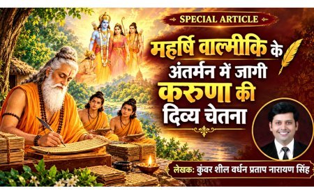 Special Article: महर्षि वाल्मीकि के अंतर्मन में जागी करुणा की दिव्य चेतना
