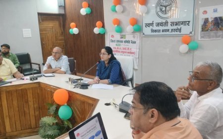 Hardoi News : संचारी रोग नियंत्रण व दस्तक अभियान की समीक्षा- सीडीओ ने जताई नाराजगी, एमओआईसी को कार्यप्रणाली सुधारने के निर्देश
