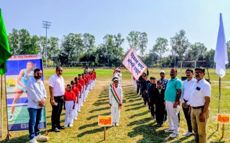 हरदोई में बेसिक बाल क्रीड़ा प्रतियोगिता, दौड़ में हरपालपुर के सुशील व प्रांशी अव्वल, सनफरा के बच्चों की पीटी ने बांधा समां