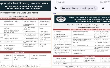 सहारनपुर में फर्जी रॉयल्टी और ISTP का बड़ा खेल: हरियाणा के बालू पर गिट्टी के पास जारी, राजस्व को करोड़ों की चपत