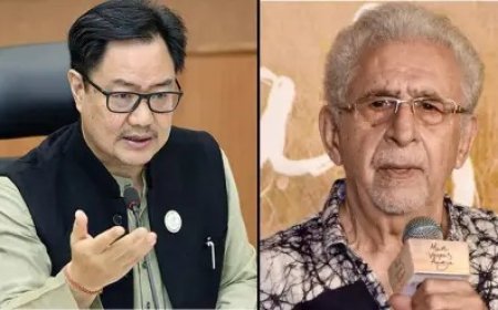 Naseeruddin Shah Statement - नसीरुद्दीन शाह के बयान पर बरसे किरेन रिजिजू, लोकतंत्र के लिए बताया खतरनाक