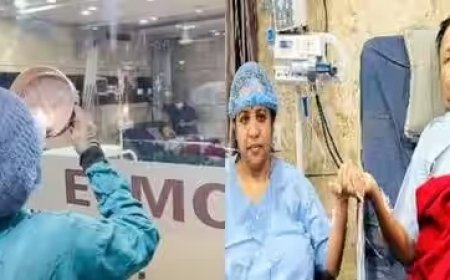 Jabalpur Karwa Chauth - पहले दी किडनी, फिर ICU में पति के लिए रखा करवा चौथ का व्रत; छलनी से देखा चेहरा