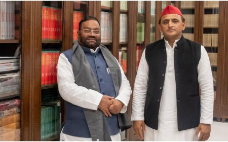 Akhilesh Yadav On Swami Prasad Maurya - हमारे गठबंधन में नहीं हैं स्वामी प्रसाद, सपा अध्यक्ष ने मीडिया से कहा- 'उन्हें इग्नोर करें'