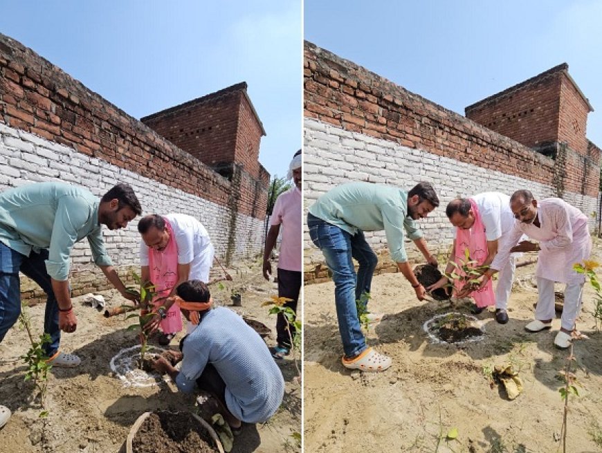 Hardoi News: स्व. नरेंद्र बहादुर सिंह की 87वीं जयंती पर पौधरोपण, कर्ण सिंह राणा ने आगे बढ़ाई समाजसेवा की विरासत