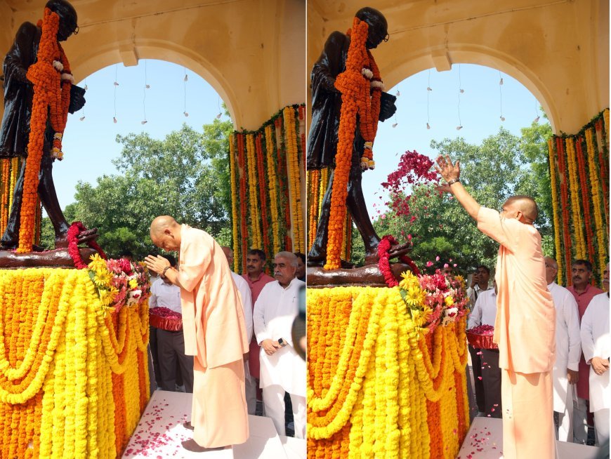 बापू का चरखा स्वावलंबन का आधार, ओडीओपी से लोकल को ग्लोबल बना रहा यूपी: मुख्यमंत्री योगी