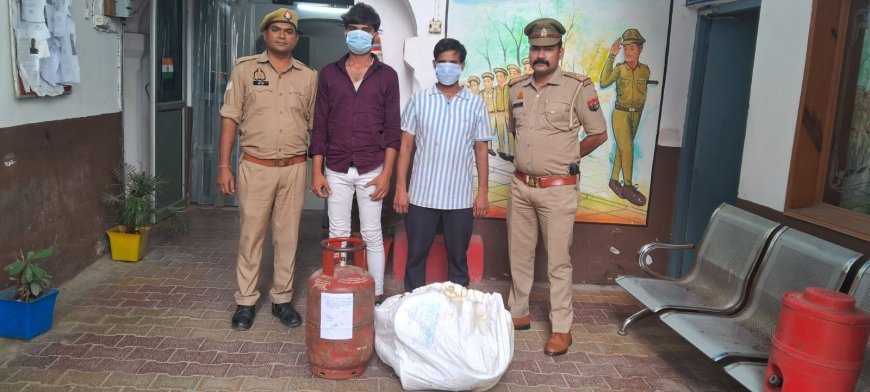 देवबंद में स्कूल की रसोई से चोरी का खुलासा, दो शातिर चोर गिरफ्तार, सारा सामान बरामद