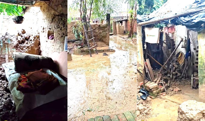 सरकारी फाइलों में विकास की चमक, पंडित उमाकांत की टपकती छत बयां कर रही ग्रामीण योजनाओं की असली तस्वीर, क्या अब जागेगा प्रशासन?