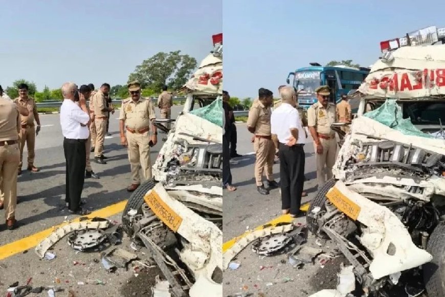 सुल्तानपुर में पूर्वांचल एक्सप्रेसवे पर दर्दनाक सड़क हादसा, 4 की मौत पर सीएम योगी ने किया 2-2 लाख मुआवजे का ऐलान
