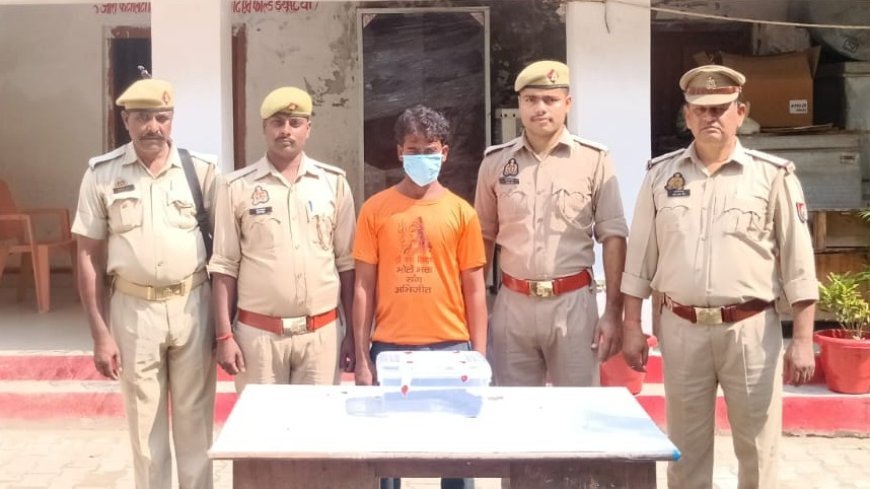 हरदोई में अवैध हथियार के साथ टॉप-10 हिस्ट्रीशीटर गिरफ्तार: तमंचा और कारतूस बरामद, टड़ियावां पुलिस की बड़ी कार्रवाई