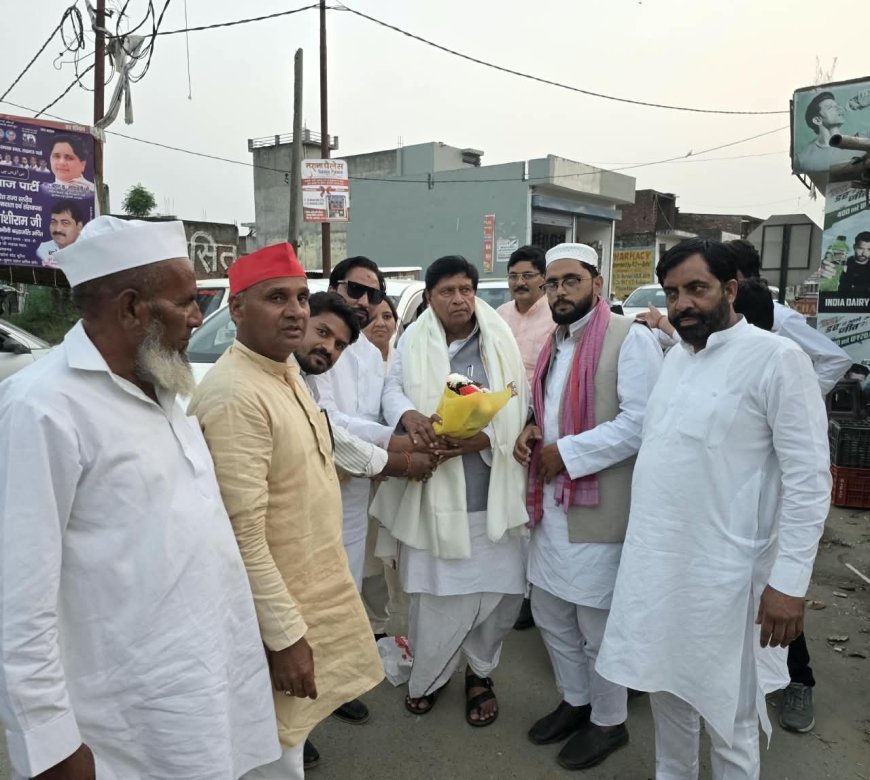 सहारनपुर में सपा सांसद रामजीलाल सुमन का भव्य स्वागत, कार्यकर्ताओं को दिया बूथ स्तर पर मजबूती का संदेश